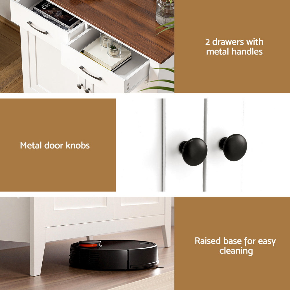 White Buffet Sideboard Storage
