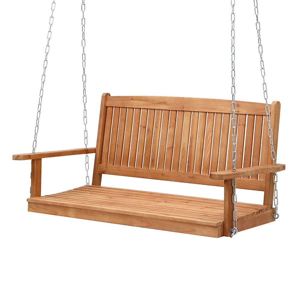 2 Seater Wooden Porch Swing Chair