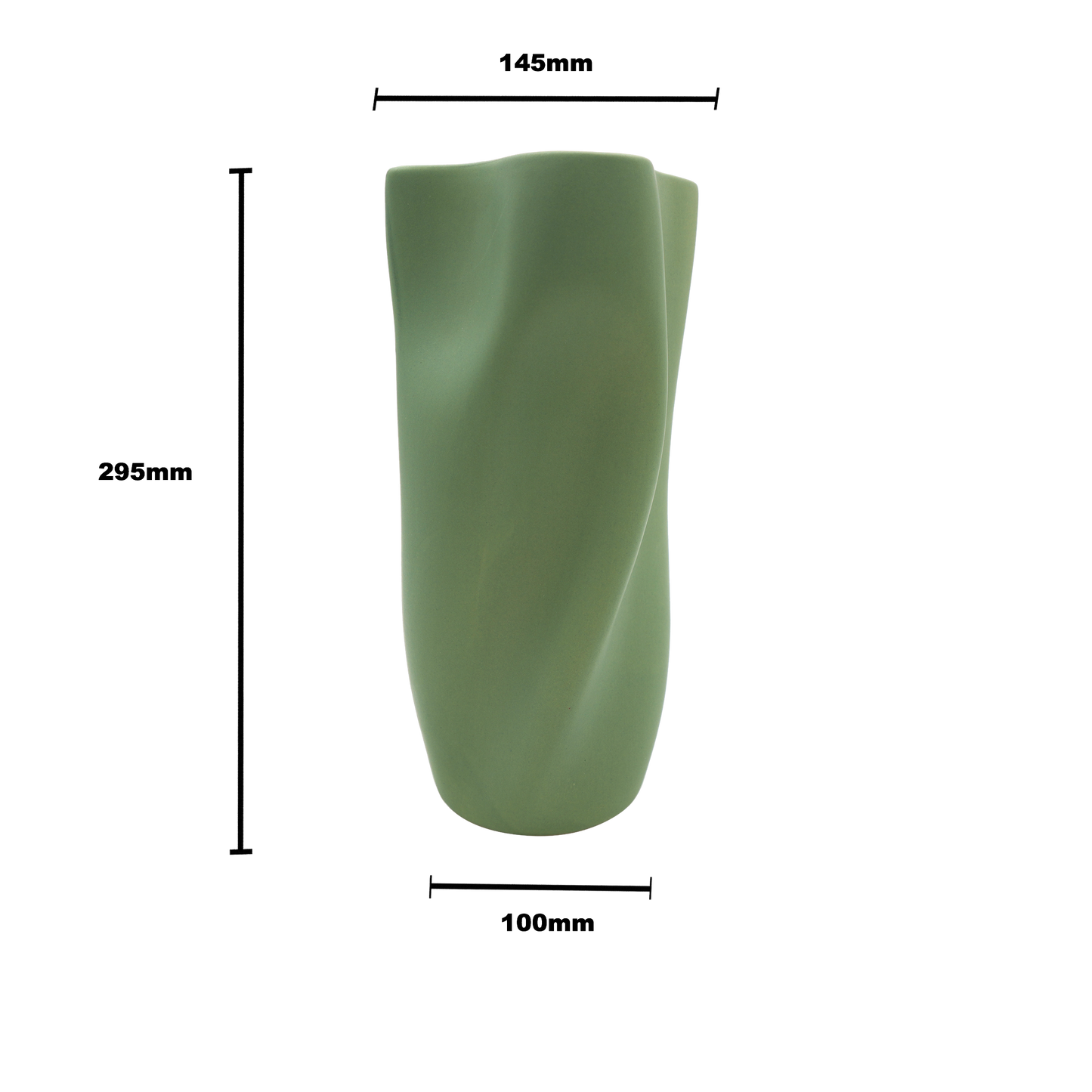 Forest Green Vase