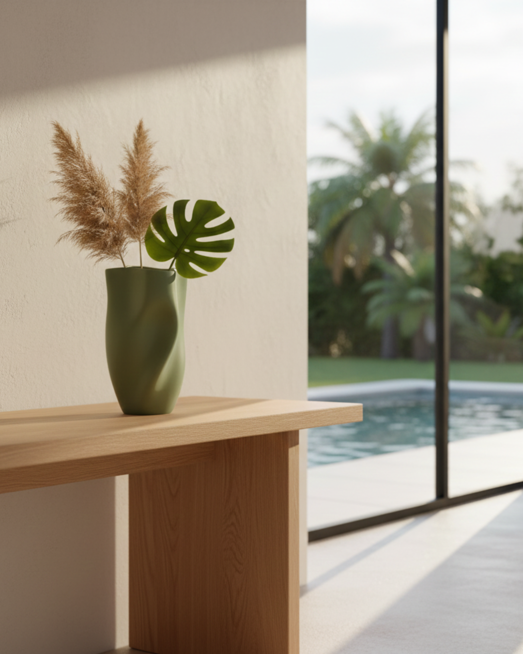 Forest Green Vase