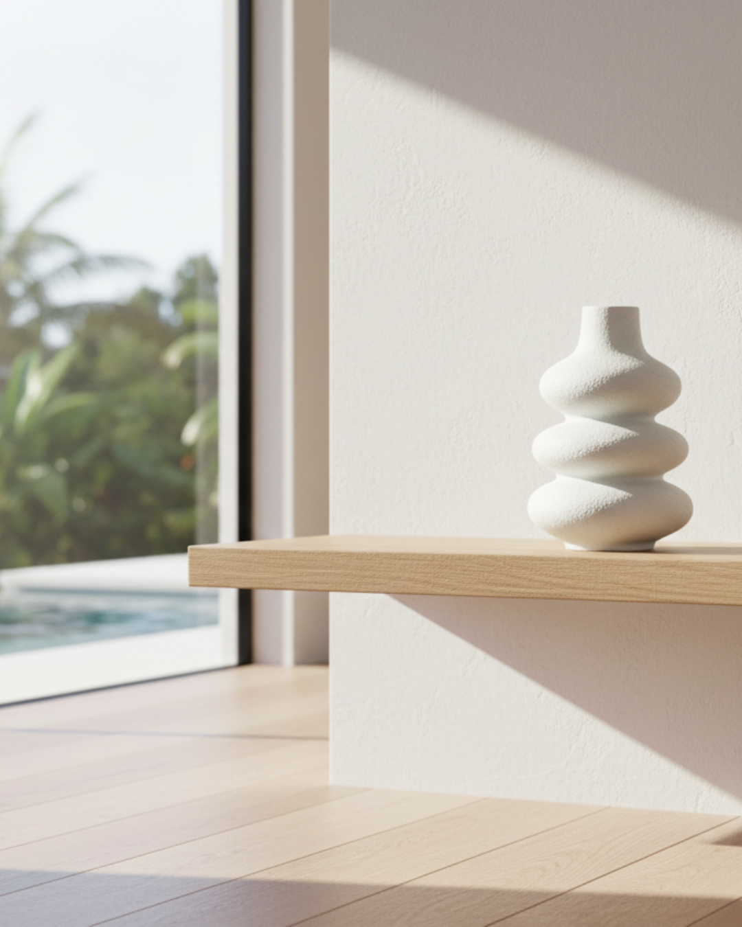 Nordic Bubble Vase - White