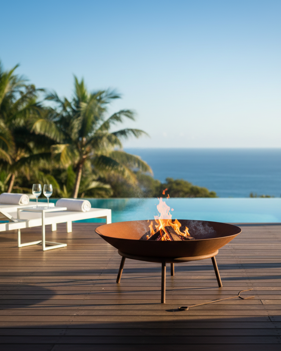 Iron Rustic Fire Pit Bowl