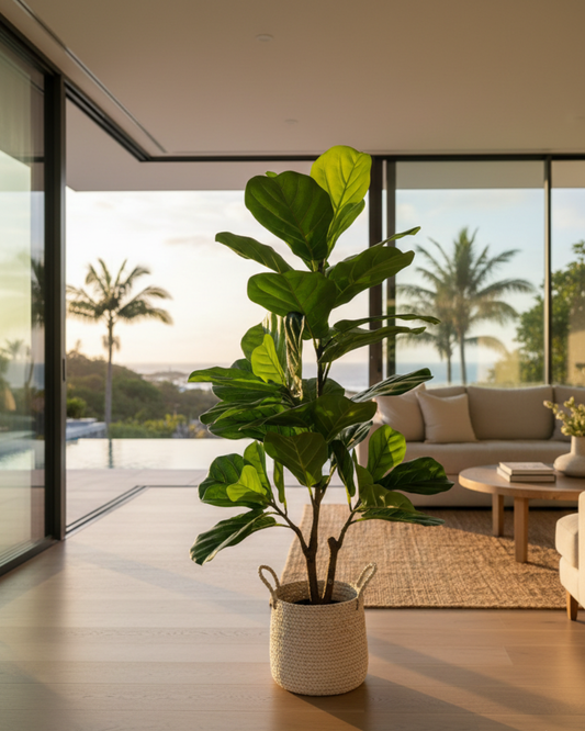 Artificial Fiddle Leaf Fig Plant - 100CM